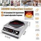 Electric Wok Burner Stove 3500W Commercial Induction Cooker Cooktop Home Timer
