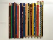 22 VINTAGE STAEDTLER PENCILS: TRADITION, NORIS, LUMOGRAPH, MINERVA, ELEFANT, etc