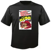 Tee Shirt new adult unisex classic 50s horror Steve McQueen THE BLOB t shirt