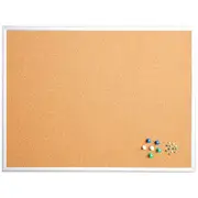 J.Burrows Aluminium Frame Cork Board 1200 x 900mm