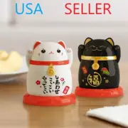 Lucky Cat Toothpick Holder, Maneki Neko Toothpick Box Home Restaurant Decoration