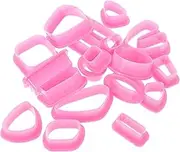 NUOBESTY 18pcs Polymer Clay Cutter for Jewelry Making DIY Earring Molds Clay Tools for Unique Creations Occasion