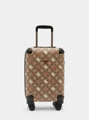 GUESS Women's Brown Logo Eliette 45cm Suitcase
