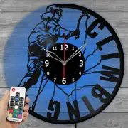 LED Vinyl Clock Climbing Light Vinyl Record Wall Clock Decor Home 5237