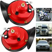 Super Loud Horn Snail Motorcycle 2pcs Super Horn 12V 300DB Car Truck Boat Train