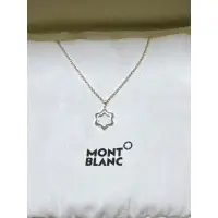 在飛比找蝦皮購物優惠-萬寶龍純銀項鍊MONT🌸BLANC萬寶龍正櫃正品經典項鍊 含