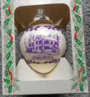 SRINGVALE Public Library - Springvale, Maine Christmas Ornament 1988