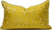 CVBFDB Golden Pillow Hotel Model Room Living Room Sofa Waist Pillowcase Soft Installation Living Room Bay Window