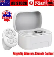 Wireless Bluetooth Ring Remote Control Fingertip Phone Selfie Video Controller