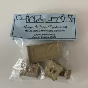 Ring A Ding Multi Scale Miniature Bedroom Set Hand Painted