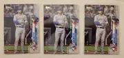 3 2020 Topps Update Series Bo Bichette RC #U-1 Rookie Debut Toronto Blue Jays