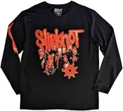 [Rock Off officially licensed products] Slipknot T Shirt The End So Far Group Photo Official Unisex Long Sleeve XXL