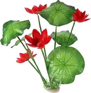 Toyvian Artificial Aquarium Plants Lifelike Flowers for Fish Tank Decoration Realistic Aquarium Plants for Aquatic Landscaping Fish Tank Accessories