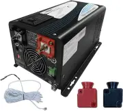 Renogy 1000W 12V Pure Sine Wave Inverter Charger DC AC Battery Power Converter