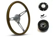 SAAS Steering Wheel SW702BAW & boss for Ford Laser All Models 1981-1994