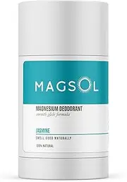 Jasmine Natural Deodorant with Magnesium - Aluminium Free, Baking Soda Free, Alcohol Free, Cruelty Free, Healthy, Safe, Non Toxic, All Natural, For Women, Men & Kids - 90ml (Lasts over 4 months)