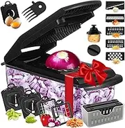 Vegetable Cutter,Dicer Vegetable Cutter Kitchen Tools | Multifunctional Hand Tools Cheese Grater, Kitchen Gadgets for Potato Veggie Carrot Garlic Fruit
