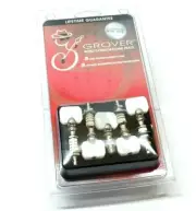 Grover Nickel/Square Pearloid Button Perma-Tension 5-string Banjo Tuners 886N