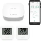 Smart Wireless Temperature/Humidity Sensor Wide Range for Freezer Fridge Moni...