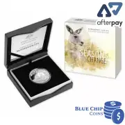 2018 $1 KANGAROO SEASONS CHANGE 1OZ SILVER PROOF COIN EXCELLENT CONDITION!