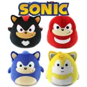 23cm/35cm Cute Tails Knuckles Big Soft Cushion Sonic Shadow Doll Plush Toy AA