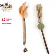 Cat Toys Silvervine Chew Stick Kitten Treat Catnip Toy Cleaning Teeth Toys