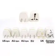 10A Kr Au Eu Us Uk To Eu Uk Us Au Ac Power Supply Travel Plug Adapter Converter