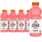 Gatorade Zero Sugar Thirst Quencher, Watermelon Splash, 20 Fl Oz Bottles, 8 Pack