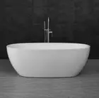 1700*800*580mm Vinny Egg Shape 1700 NF & Gloss White Freestanding Bathtub