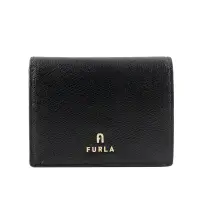 在飛比找環球Online優惠-【FURLA】Camelia 素面零錢袋二折短夾(黑色)