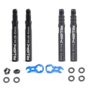 RISK 2x Bicycle Inner Tubes Removable Presta Valve Extender Tire Extension Rod