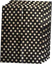COLLBATH Beautiful Dots Wrapping Paper 5 Sheets 50x70cm for Wedding Birthday Shower Wrapping Craft Paper