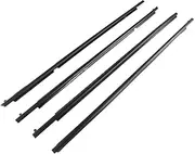 Car Window Rubber Sealant Strip Side Door Window Seal Strip Weatherstrip Rainproof Weather Strip Compatible for Toyota 4runner 2010-2021