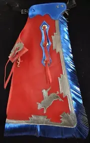 Custom Leather Kid's Chaps/Bull Ridin Rodeo Chaps/Made in USA