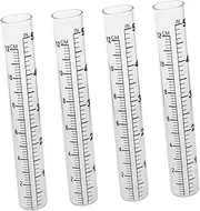Gatuida 4Pcs Gauge Measuring Cup for Home Outdoor Use Accurate Rainfall Measurement Tool for Garden and Weather Monitoring