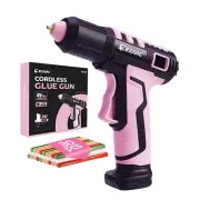 EZARC Cordless Hot Glue Gun, 15s Heating Fast Glue Gun Kit with 30 Pcs Mini G...