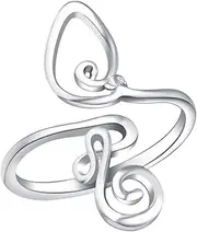 [Yardenfun] Toe Ring for Women Adjustable Opening Foot Jewelry Fashion Ring Unique Design
