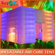 Large LED Inflatable Marquee Air Cube Tent House for Party Event Exhibition Use