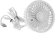 FELTECHELECTR 360Degree Portable Car Interior Fan USB Powered Speed Cooling Fan for Enhanced Airflow and Ventilation Vehicles Compact Design for Trips