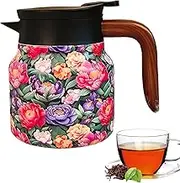 Thermal Coffee Carafe, Hot Carafe, Vintage Stainless Steel Kettle Has A Filter That Cleverly Separates Tea Leaves From Water, From Tea To Clear And Smooth Tea To Tea,