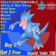 Pokémon Sword and Shield ✨ Shiny Golduck ✨ W/ Best 6IV Customizable