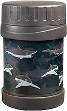 Bentology Stainless Steel Insulated 13oz Lunch Jar for Kids - Shark - Large Leak-Proof Storage for Hot or Cold Food, Soups, Liquids with Wide Mouth-BPA Free, Back to School Lunch Boxes, Bags