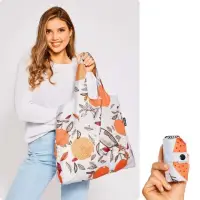 在飛比找momo購物網優惠-【ENVIROSAX】折疊環保購物袋―園丁樂趣 朝氣橘
