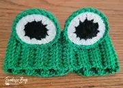 Crochet frog eyes headband baby-adult sizes PATTERN ONLY