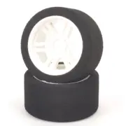 NEW Contact RC JD15F 1/10 GPR 220mm Front Damp Tires w/White Wheels FREE US SHIP