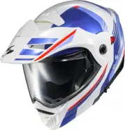 Scorpion 96-1206 EXO-AT960 Monk Helmets XL White/Blue