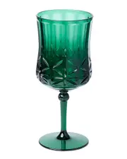 Sophistiplate Set of 4 Classic 16oz Stemmed Acrylic Wine Glasses