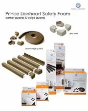 Prince Lionheart Table Edge Guard with 4 Corners Neutral