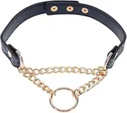 Sex & Mischief Cougar Day Collar - Navy Blue/Gold Collar