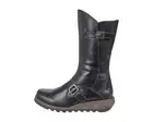 Fly London Womens Black Mes 2 Leather Boots 2162 Size 7.5 (EU38)